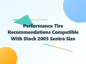 The Right Tires for Your 2005 Sentra's Stock Size